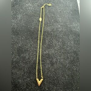 Gold V Necklace
